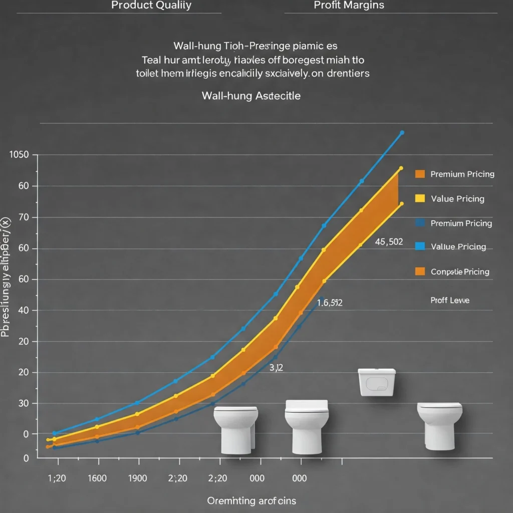 Profit margin optimization chart for wholesale wall-hung toilets