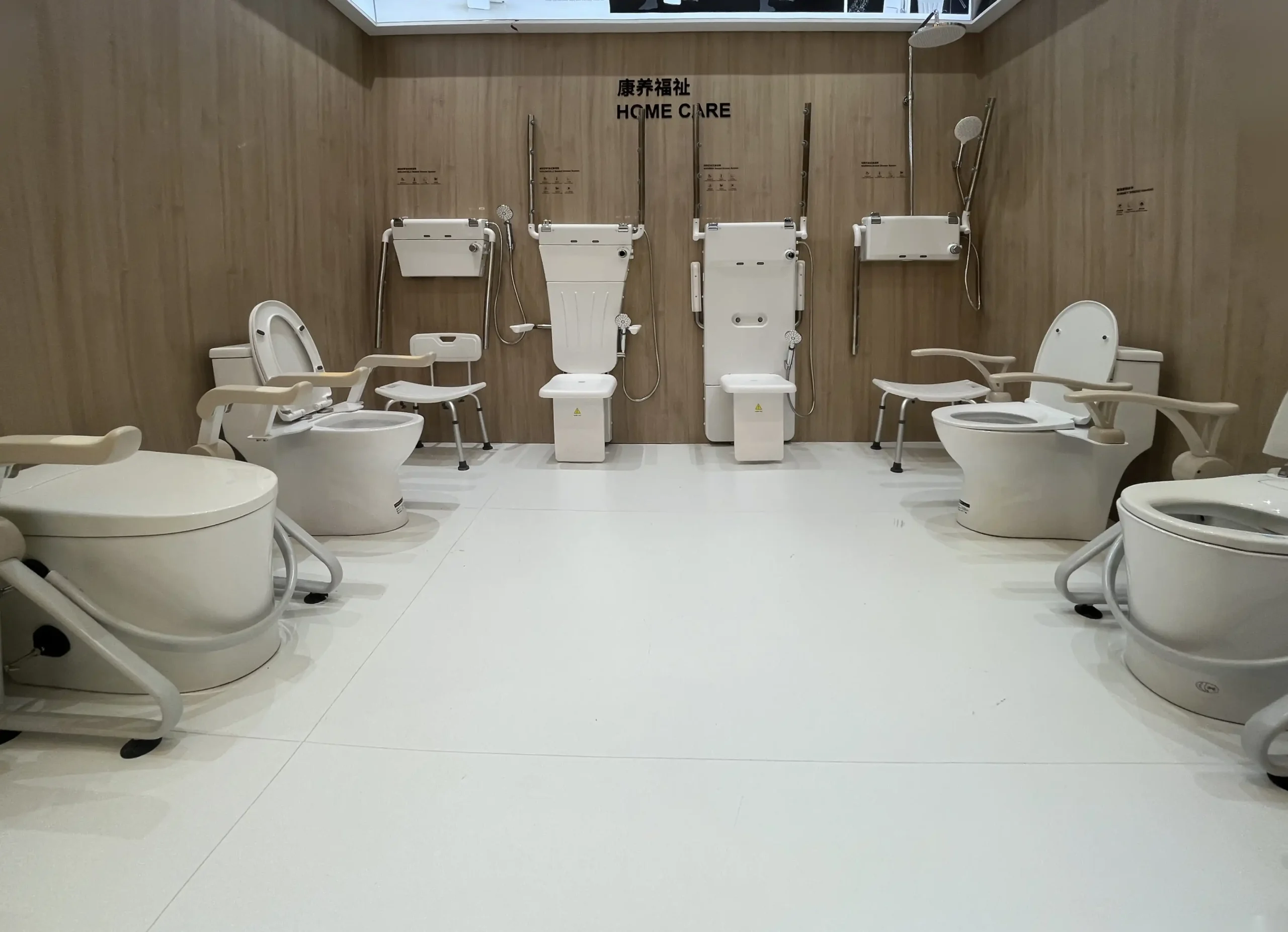 Disabled and Standard Toilets