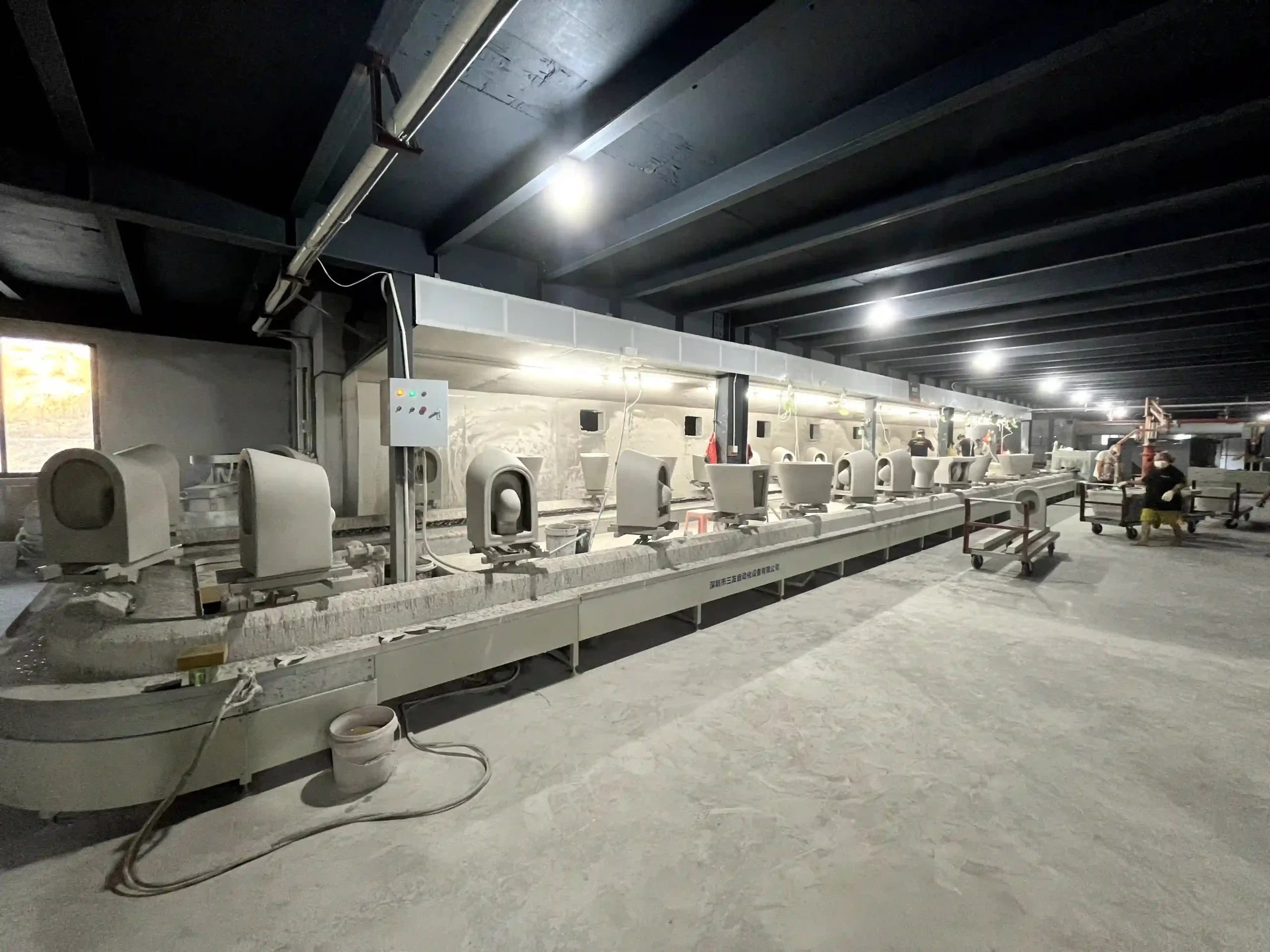 High-tech OEM ceramic toilet manufacturing facility